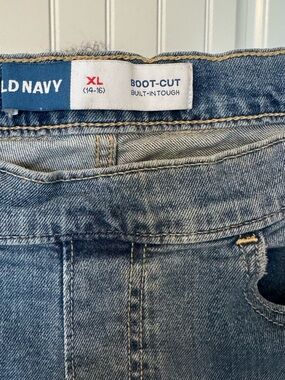 Old Navy Blue Denim Boot-Cut Jeans